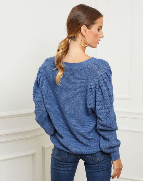 Gilet Calin bleu indigo