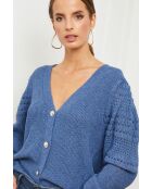 Gilet Calin bleu indigo