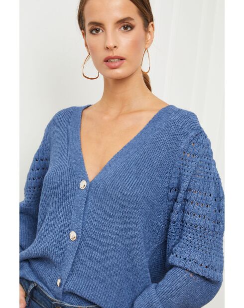 Gilet Calin bleu indigo