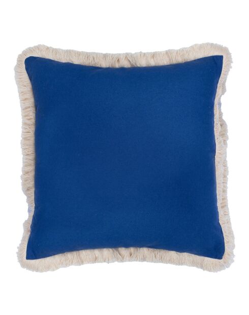 Housse de coussin en Velours Budapest indigo - 50x50 cm