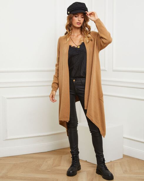 Gilet Guenal camel
