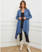 Gilet Guenal bleu indigo