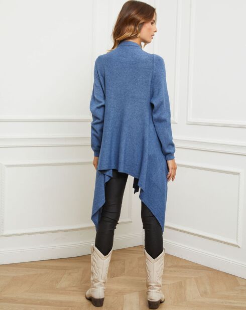Gilet Guenal bleu indigo