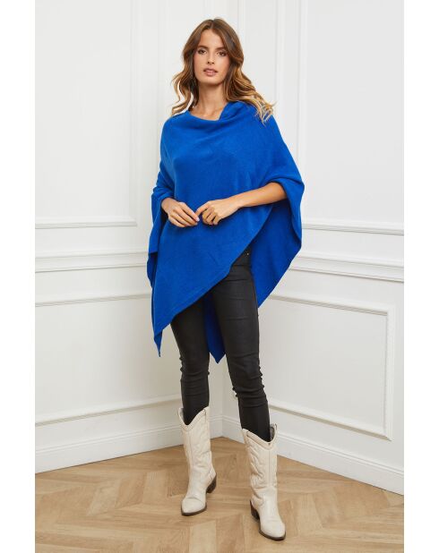 Poncho Bali bleu roi