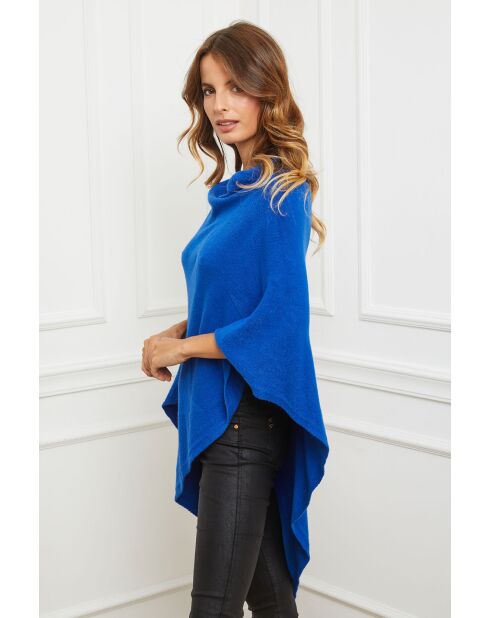 Poncho Bali bleu roi