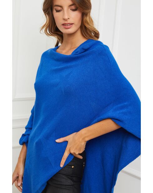 Poncho Bali bleu roi