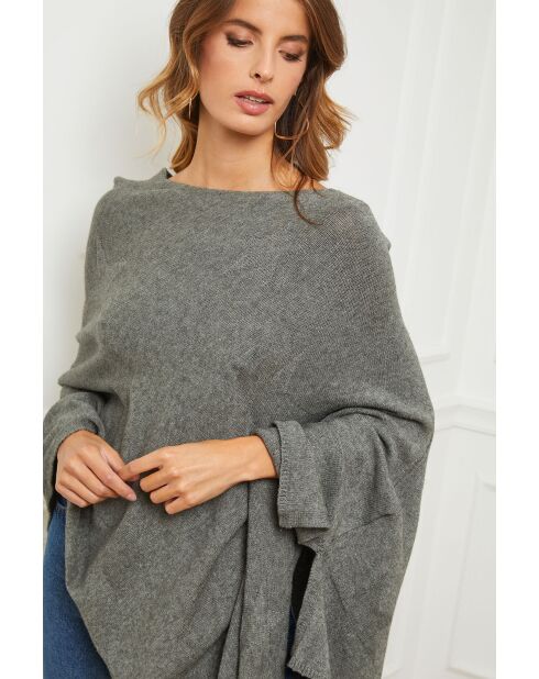 Poncho Bali vert kaki