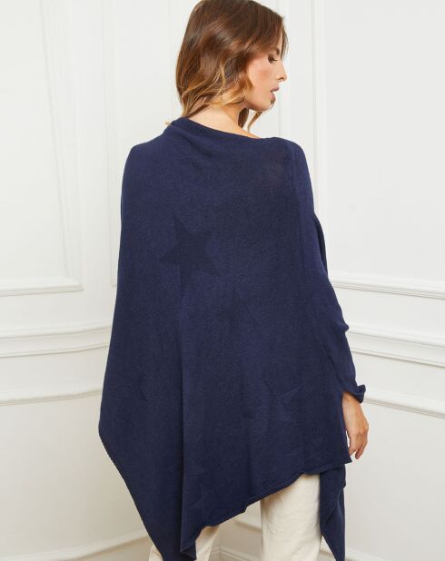 Poncho Bali bleu marine