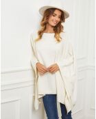 Poncho Goccha blanc