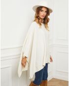Poncho Goccha blanc
