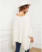 Poncho Goccha blanc
