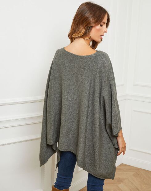 Poncho Goccha vert kaki