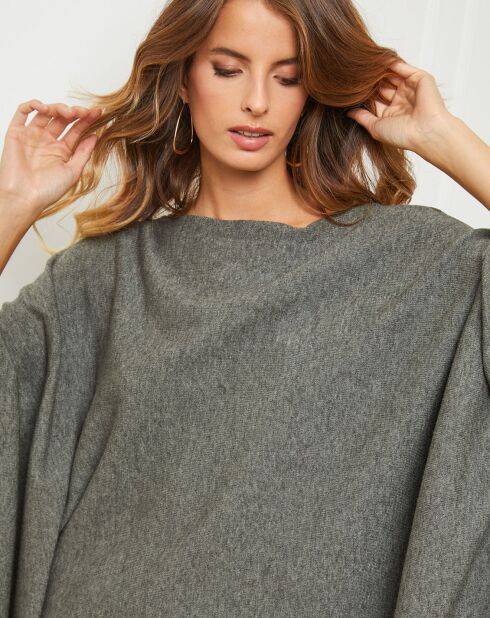 Poncho Goccha vert kaki