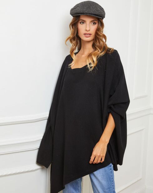 Poncho Goccha noir