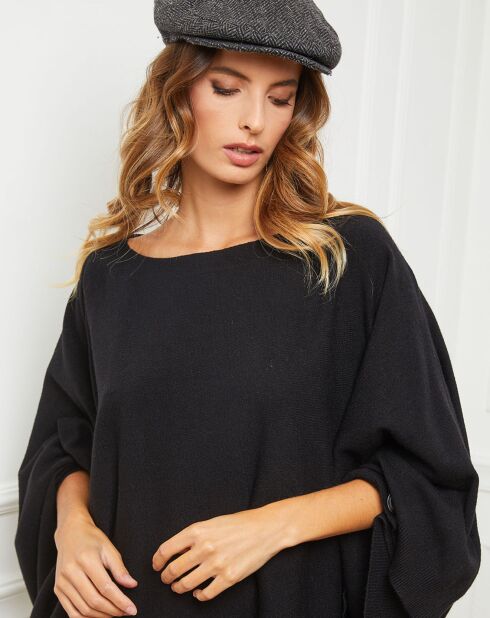 Poncho Goccha noir