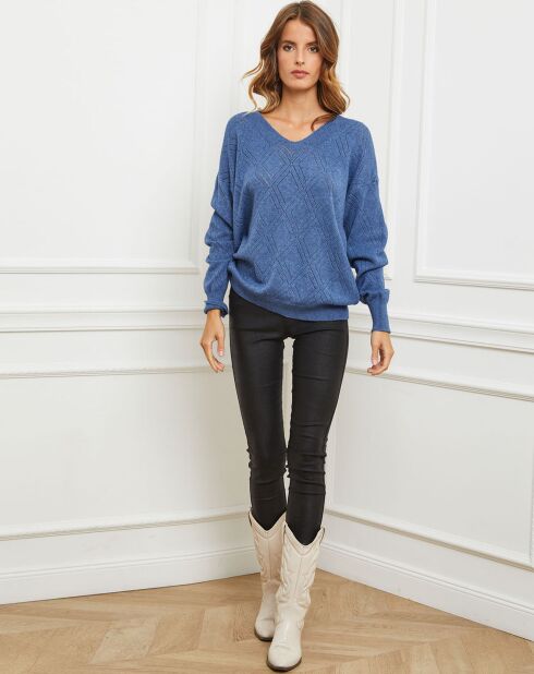 Pull Cetif bleu indigo