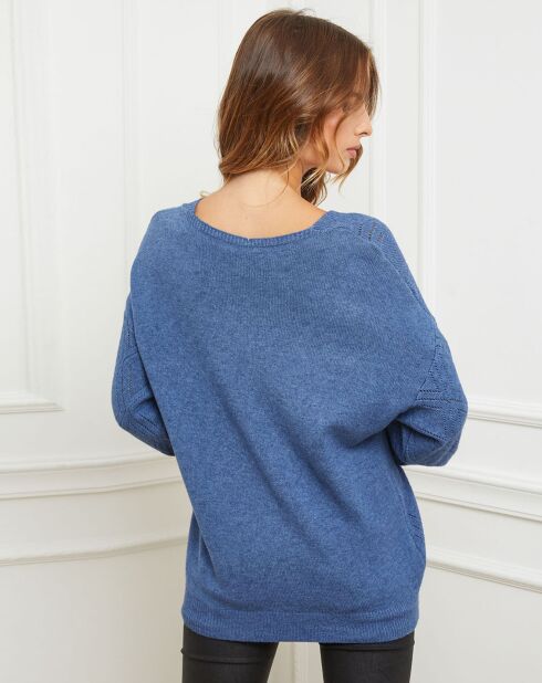 Pull Cetif bleu indigo