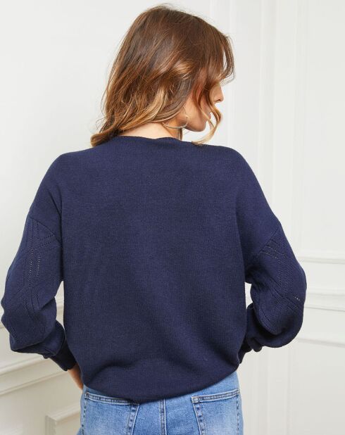 Pull Cetif bleu marine