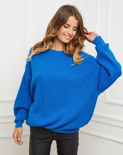 Pull Cornella bleu roi