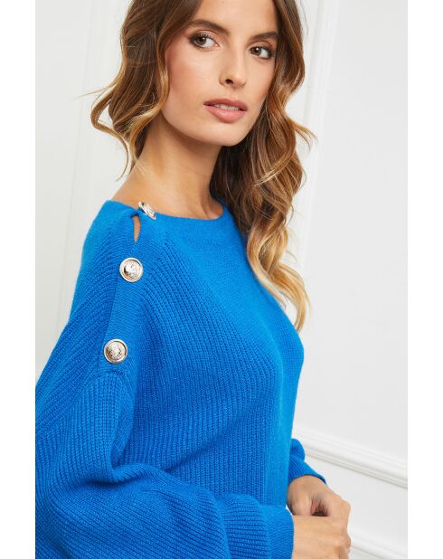 Pull Cornella bleu roi
