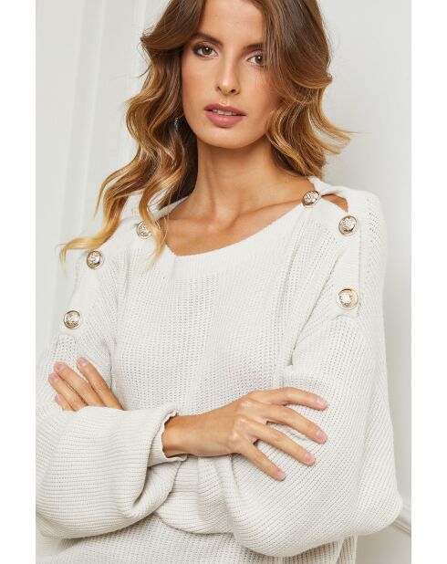 Pull Cornella écru