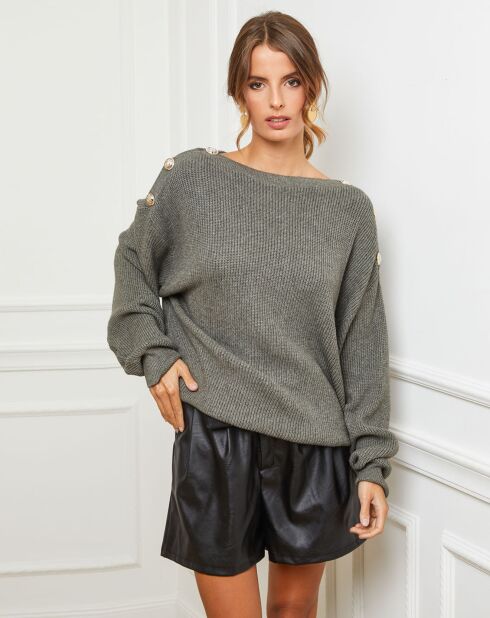 Pull Cornella vert kaki