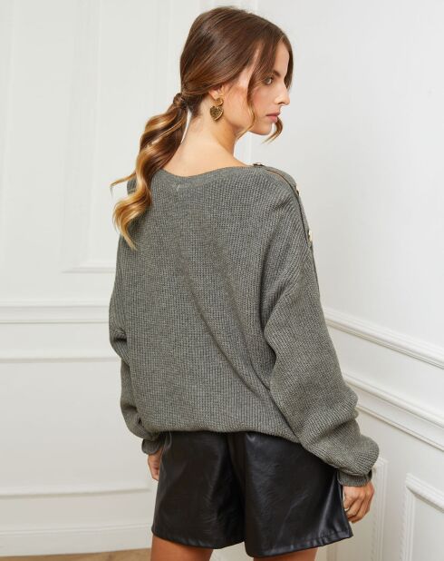 Pull Cornella vert kaki
