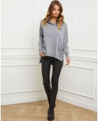 Pull Dorsal gris