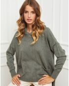 Pull Dorsal vert kaki