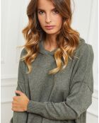 Pull Dorsal vert kaki