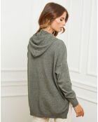 Pull Dorsal vert kaki