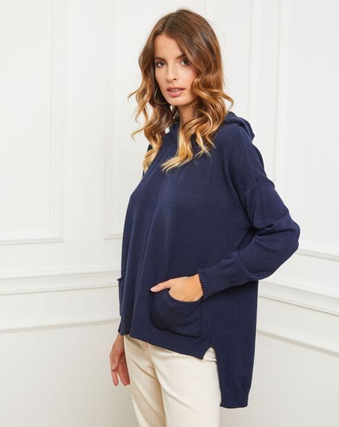 Pull Dorsal bleu marine