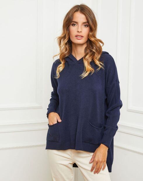 Pull Dorsal bleu marine