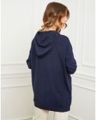 Pull Dorsal bleu marine