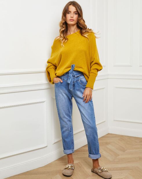Pull Egale jaune moutarde