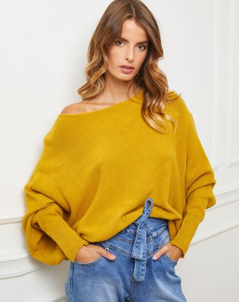 Pull Egale jaune moutarde