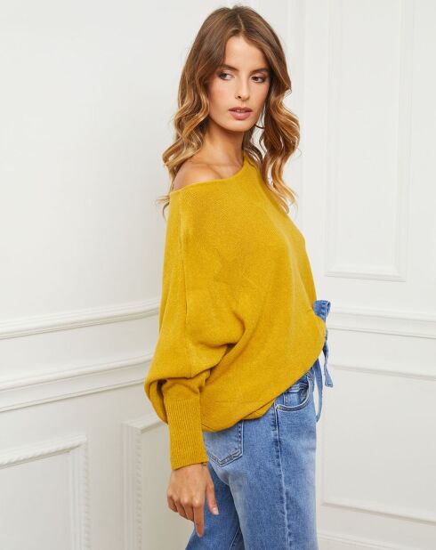 Pull Egale jaune moutarde