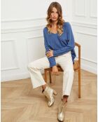 Pull Epural bleu indigo