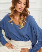 Pull Epural bleu indigo