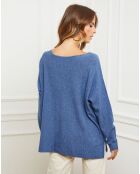 Pull Epural bleu indigo