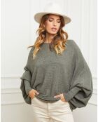 Pull Golene vert kaki
