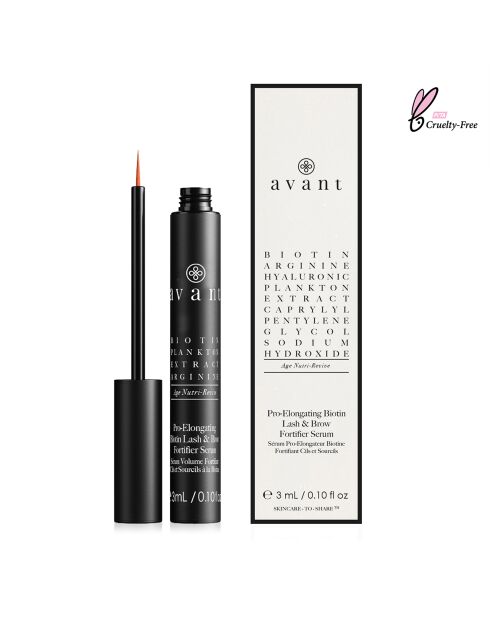 Pro-Elongating Biotin Fortifying Serum für Wimpern und Augenbrauen, 4 ml