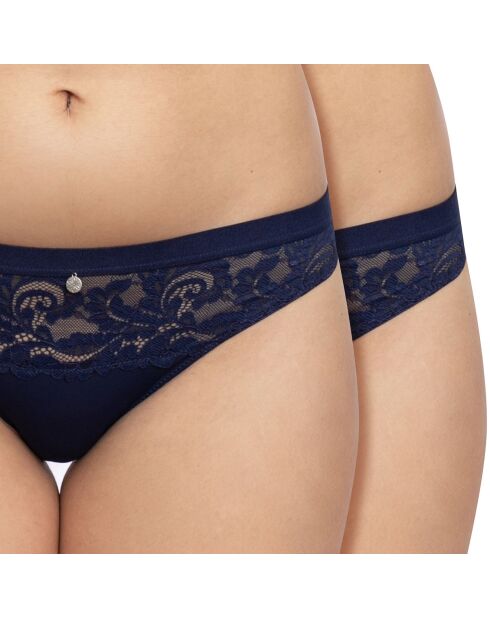 2 Culottes Asimine bleu marine