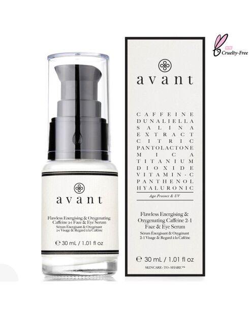 Sérum Énergisant & Oxygénant 2-1 Visage & Regard à la Caféine - 30 ml