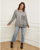 Top Jade gris