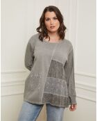 Top Jade gris