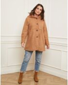 Manteau Léonie camel