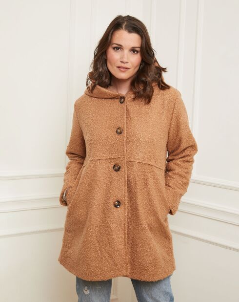 Manteau Léonie camel