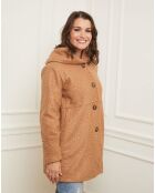 Manteau Léonie camel