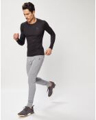 Collant technique Active Warm Eco gris mélangé